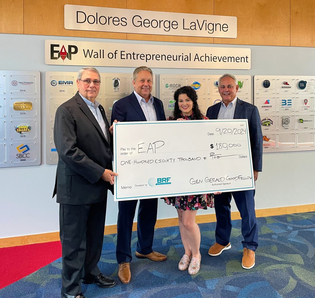 Brigadier General Gerald Goodfellow, United States Air Force (retired) donates $180,000 to BRF’s Entrepreneurial Accelerator Program