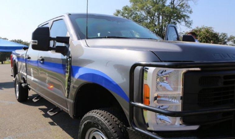 This armored truck is equipped with the enhanced IRIS communications system, which could potentially save the lives of airmen in austere and remote locations.